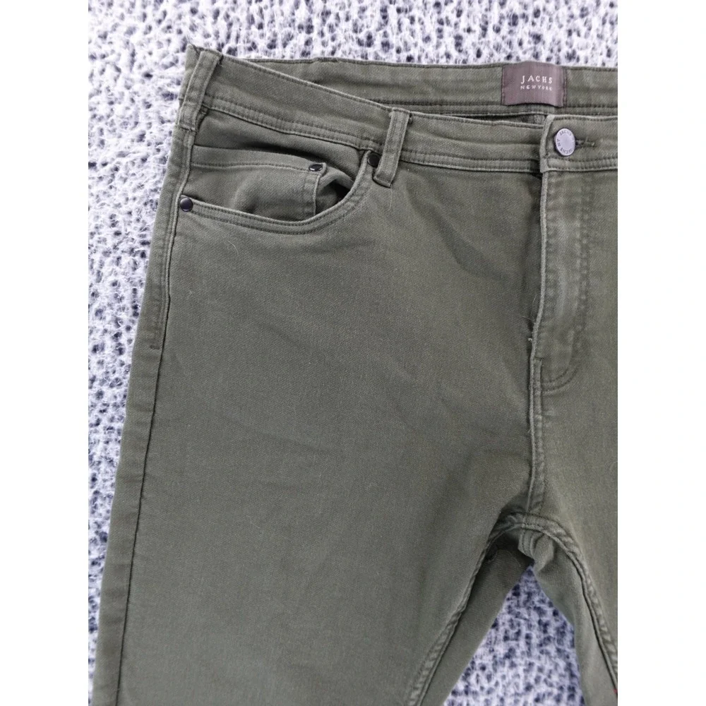 Jachs NY Olive Green‎ Chino Pants Slim Fit Mens Size 40x29